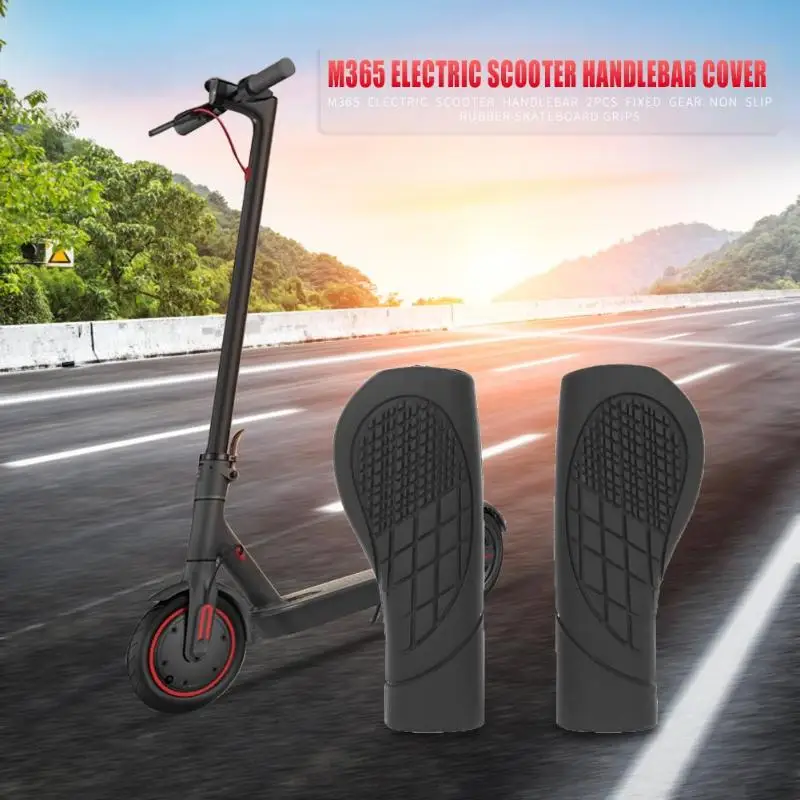 

M365 Electric Scooter Handle Bar 2pcs Wide Scope of Application Lightweight Delicate Anti Slip Grips Skateboard Accessories