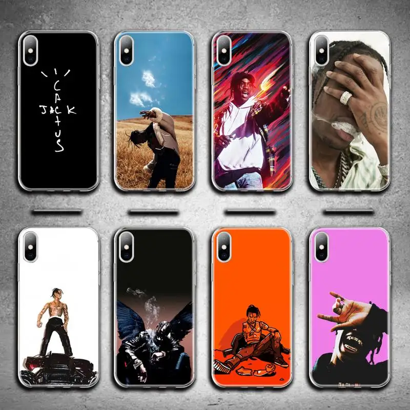 

Travis Scott Hip Hop Phone Case for iphone 12 pro max 11 pro XS MAX 8 7 6 6S Plus X 5S SE 2020 XR cover
