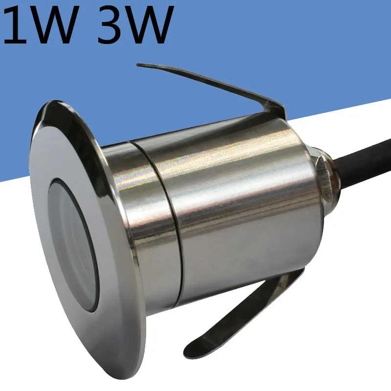 1W 3W 12V AC85-265V высшее качество IP68 Mini Встроенный светодиодный светильник inground light |