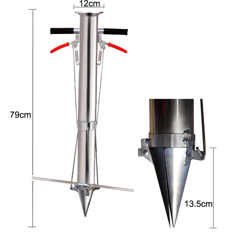 Seedling Transplanter Vegetable Young Plant Manual Stainless steel Planting  Garden Tools