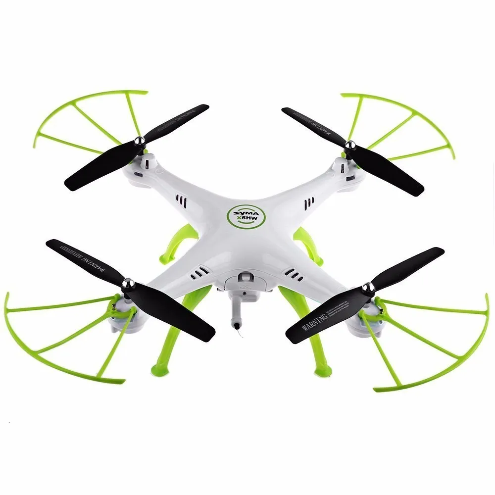 Высококачественный гоночный Квадрокоптер Syma X5HW WiFi FPV HD 0.3MP CAM 2,4 GHz 4CH 6 Axis Gyro Quadcopter RTF ночной полет игрушечный мини-Дрон
