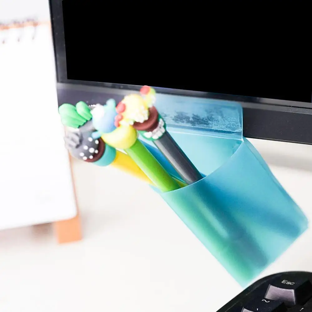 1PC Plastic DIY Pen Holder Pens Stand Desktop Pencil Holders New Kawaii Office Accessories School Supplies Stationery | Канцтовары для