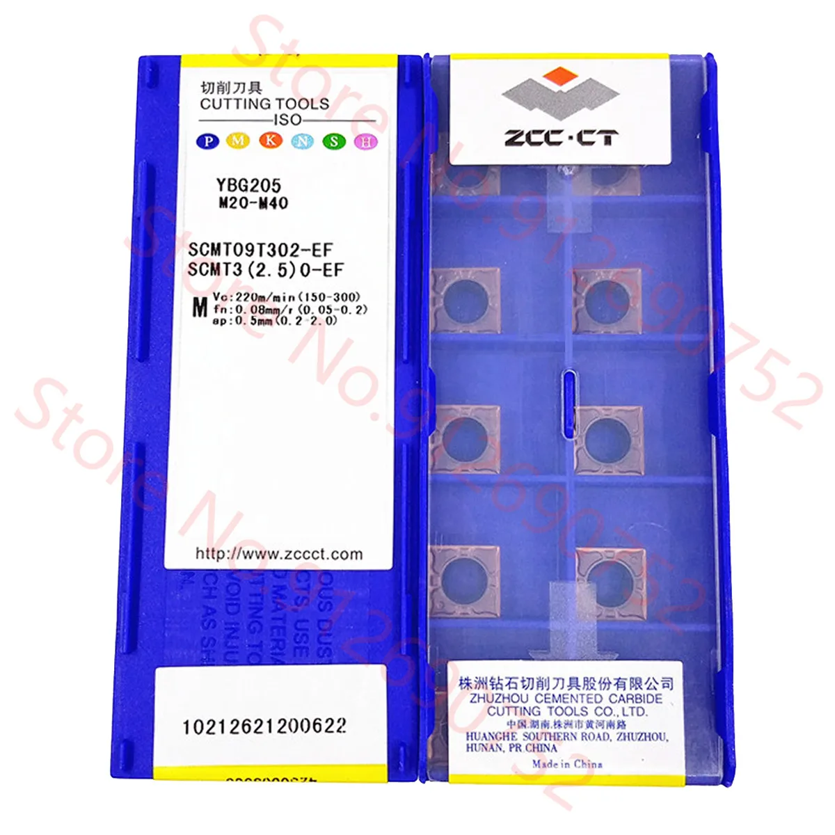 SCMT09T302 SCMT09T304 SCMT09T308-EF SCMT09T304 SCMT09T308-EM YBG205 ZCC.CT режущая карбидная вставка токарные инструменты с ЧПУ