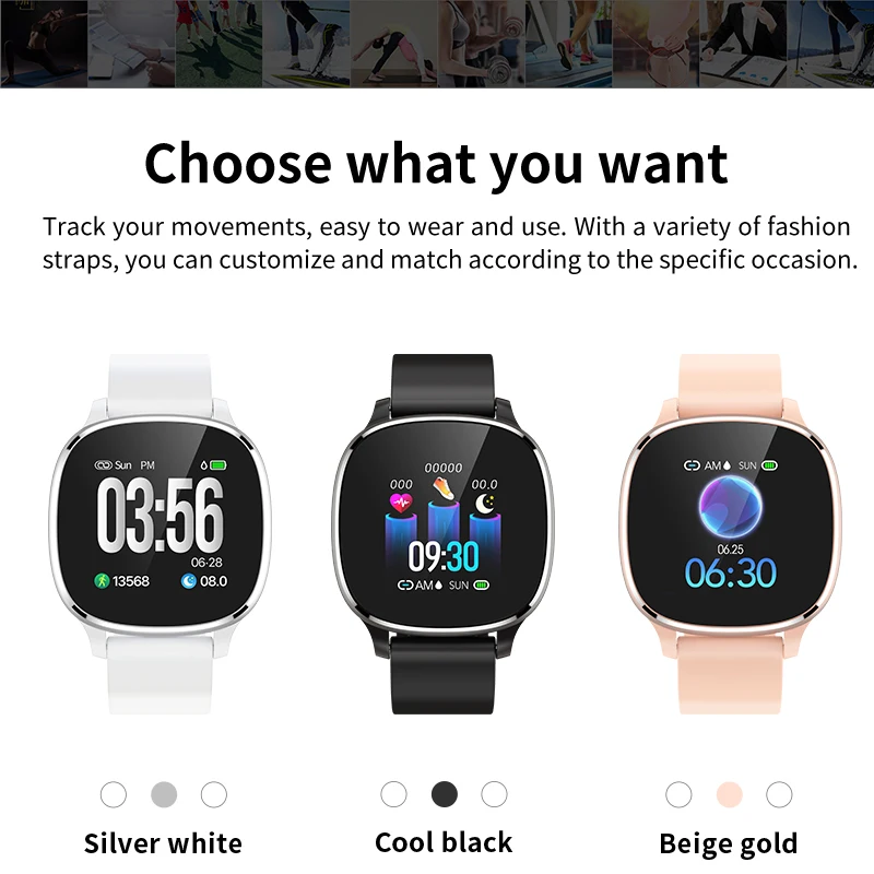 B19 Смарт часы водонепроницаемые спортивные часы для iphone Android телефон Smartwatch монитор сердечного ритма функции кровяного давления