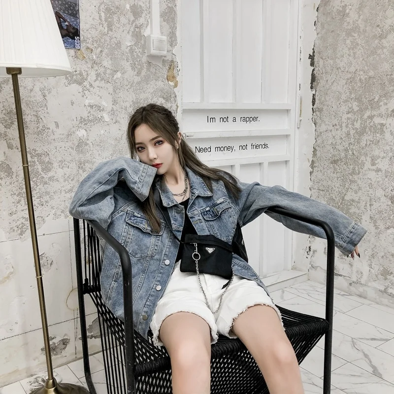 Hip Pop Streetwear Denim Jackets Women 