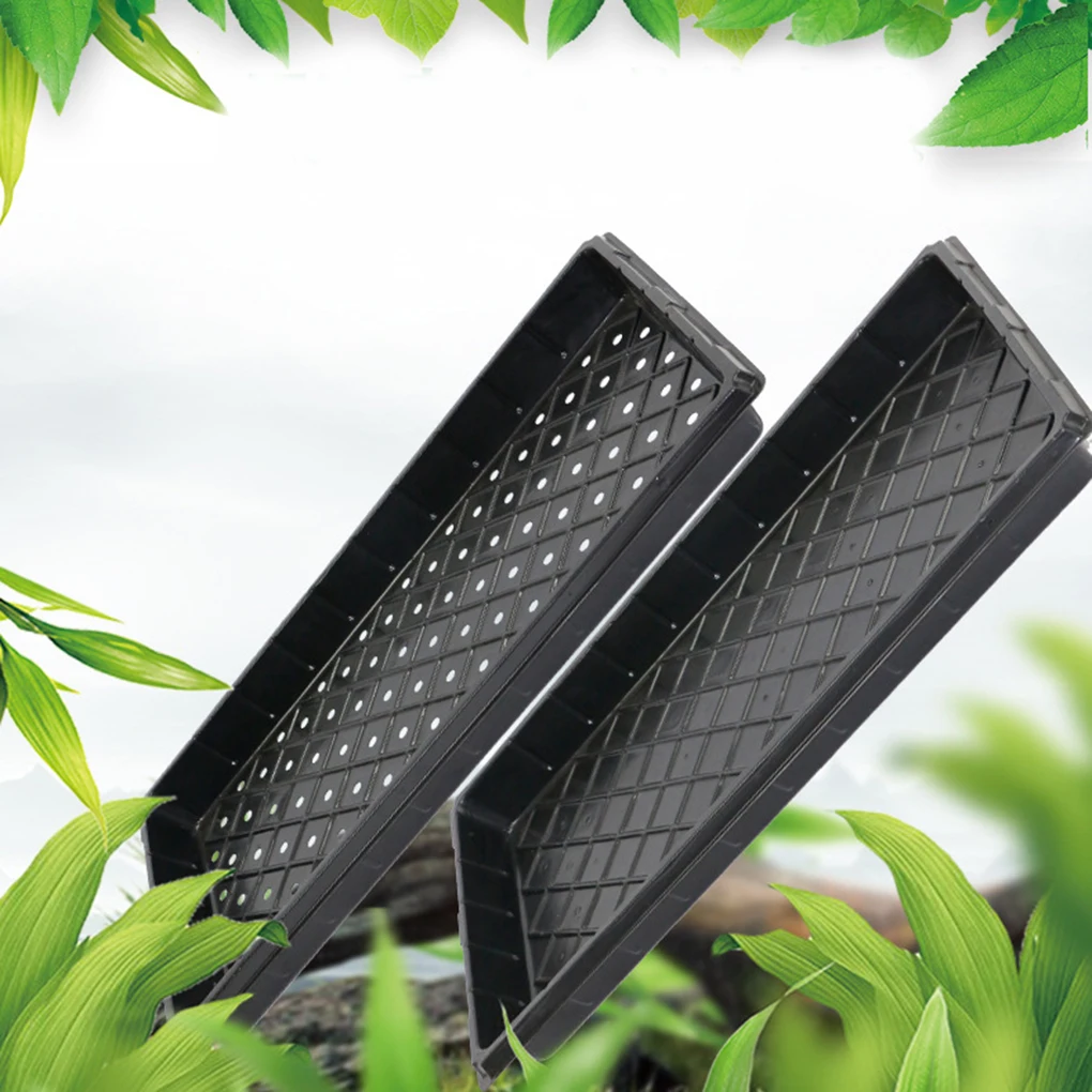 

High Quality Seedling Vegetable Succulent Sprouts Flat Plate Non-porous Forest Thickening Planting Tray