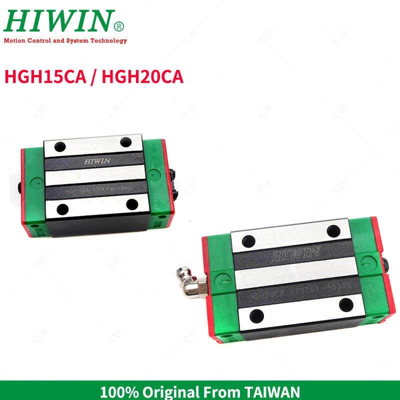 

Free Shipping Original Taiwan HIWIN Linear Guide Block HGH15CA HGH20CA Linear Slider for HGR15 20mm linear Rails