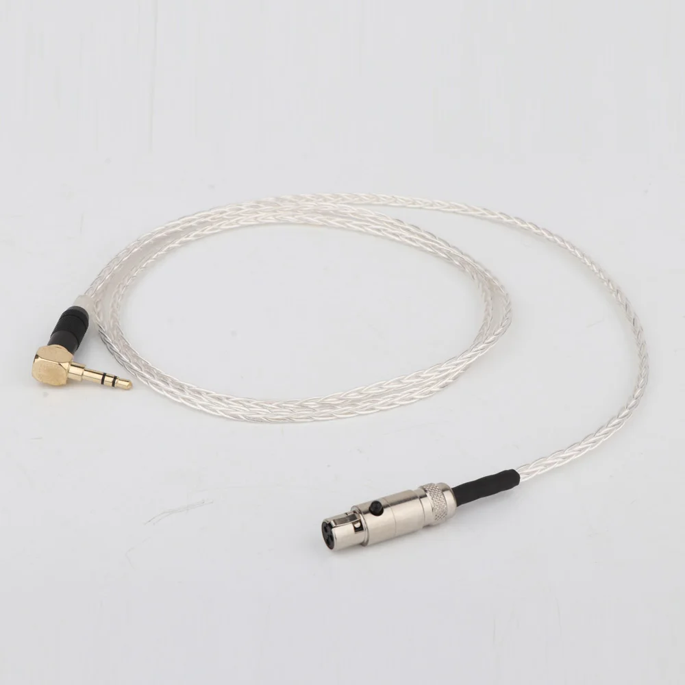 

3.5mm Gold Plated Jack to Rhodium Plated Mini XLR Female Connector Hifi OCC AUX Cable