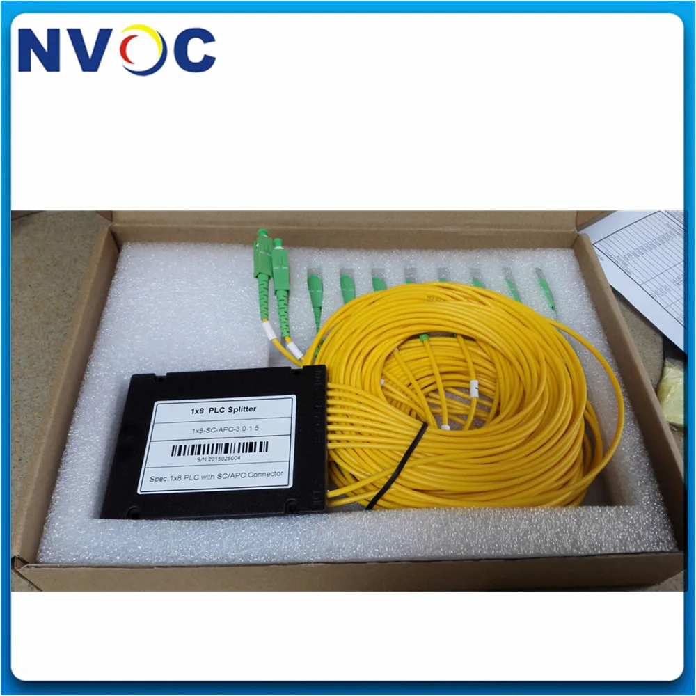GPON 1*8 1*16 волоконно оптические ПЛК ABS сплиттеры/муфты с SC/LC/FC UPC 1X8 1X16 1M 2 0 ММ LC/SC/FC/ST APC