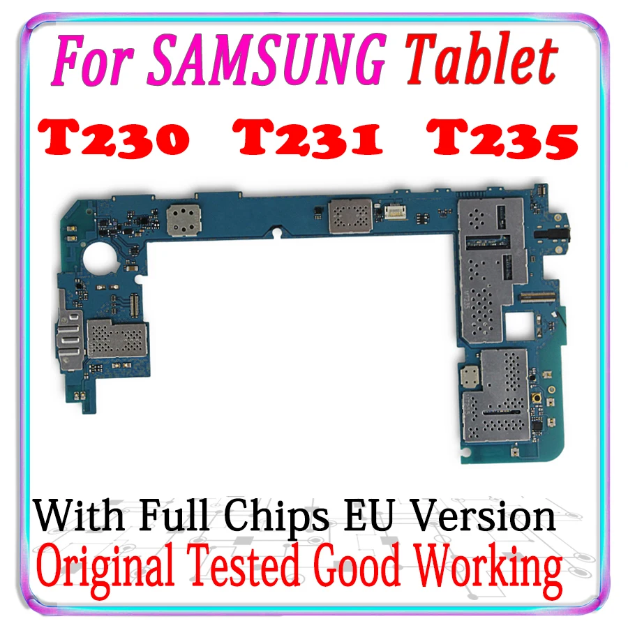 Материнская плата для Samsung Galaxy Tab 4 T230 T231 T235 материнская с Android протестирована