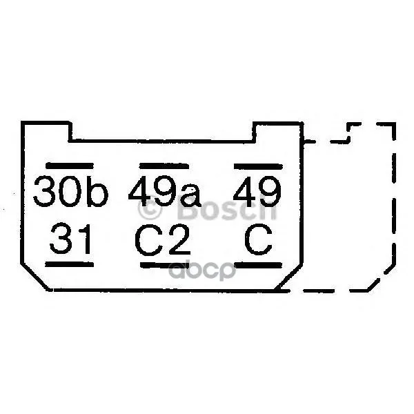 Реле Указателя Поворота 0335215154 Bosch арт. 0335215154