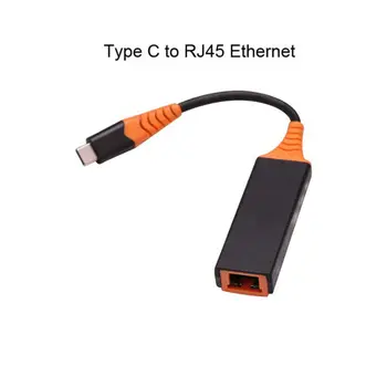 

USB C To 1Gbps Ethernet Adapter, USB Thunderbolt 3/Type-C To RJ45 Gigabit LAN Network Cable For MacBook Pro 2019/2018/2017