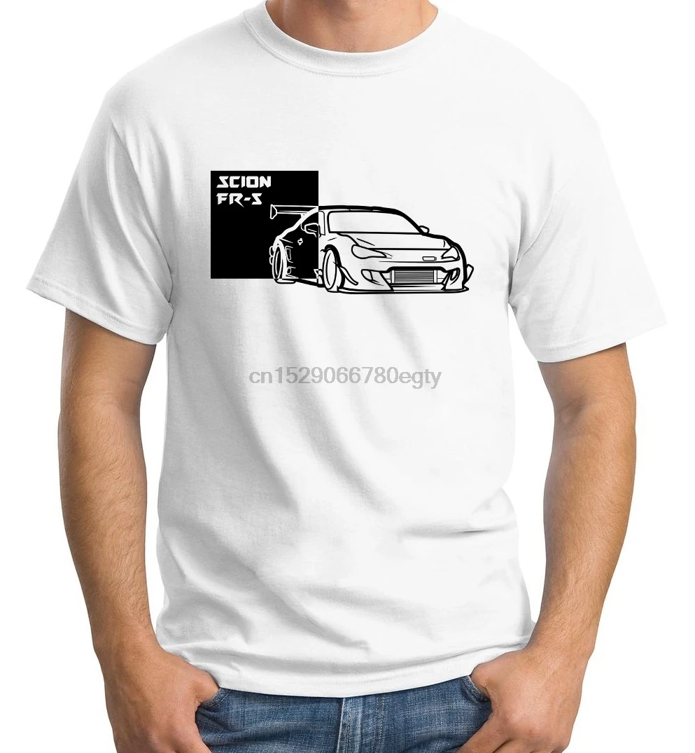Scion Fr-S Block футболка Jdm Body Kit спойлер выхлопные фары задние фонари губы Мужская 3D
