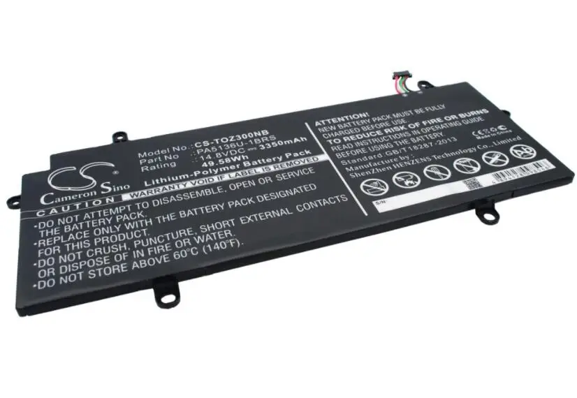 Cameron sino 3350 мАч аккумулятор для Toshiba Portege Z30 Z30 ультрабук Z30-002 Z30-00N004 Z30-00Q005 Z30-A 18J Z30-A Y0433