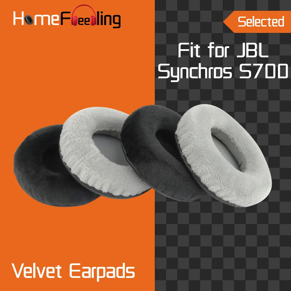 Homefeeling Earpads for JBL Synchros S700 Headphones Earpad Cushions Covers Velvet Ear Pad Replacement