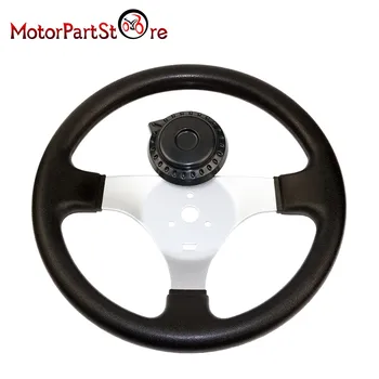 

Hot Selling 30cm Steering Wheel Fit for 110cc To 150cc Go Kart Karting Cart ATV Quad Dirt Pit Bike Parts
