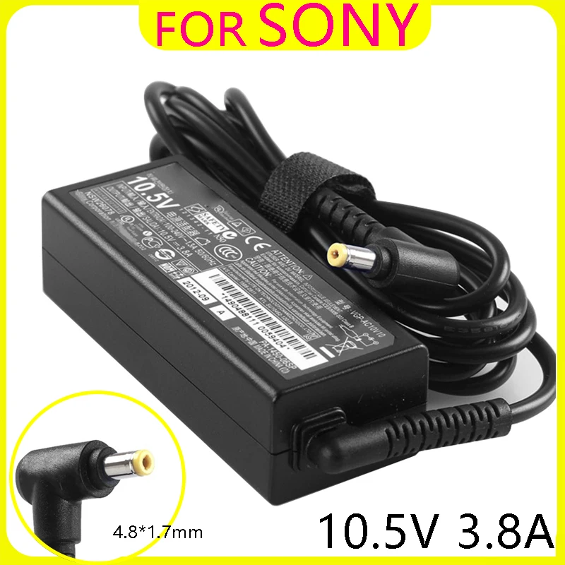 Оригинальный VGP-AC10V10 VGP-AC10V9 AC адаптер питания для SONY Vaio PRO 11 13 DUO13 SVP132A1CM 10 5 V 3.8a 40w