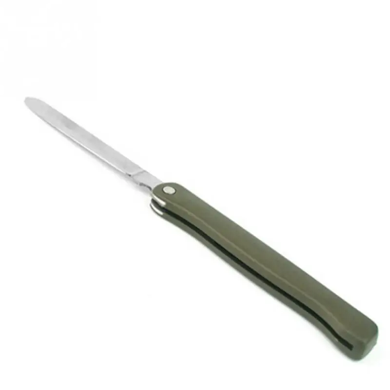 3PCS Portable Cutlery Set Outdoor Camping Picnic Stainless Steel Spoon Fork Knife Folding Tableware Set