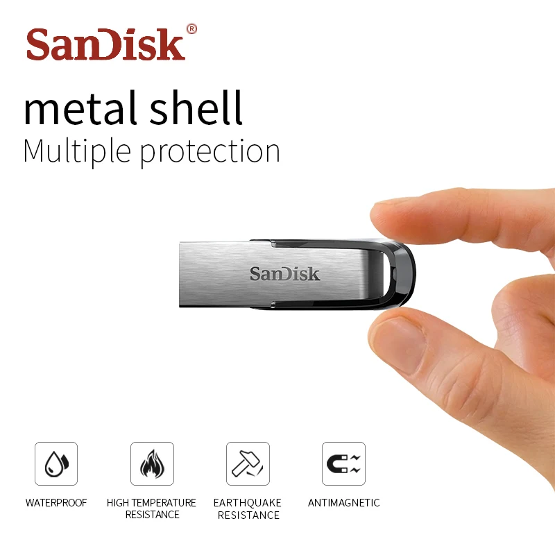 SanDisk USB 3,0 флеш-накопитель 64 Гб CZ73 SB флэш-накопитель 128 ГБ 16 ГБ USB флешка 32 Гб Кле usb карта памяти Флешка 3,0 memoria U диск
