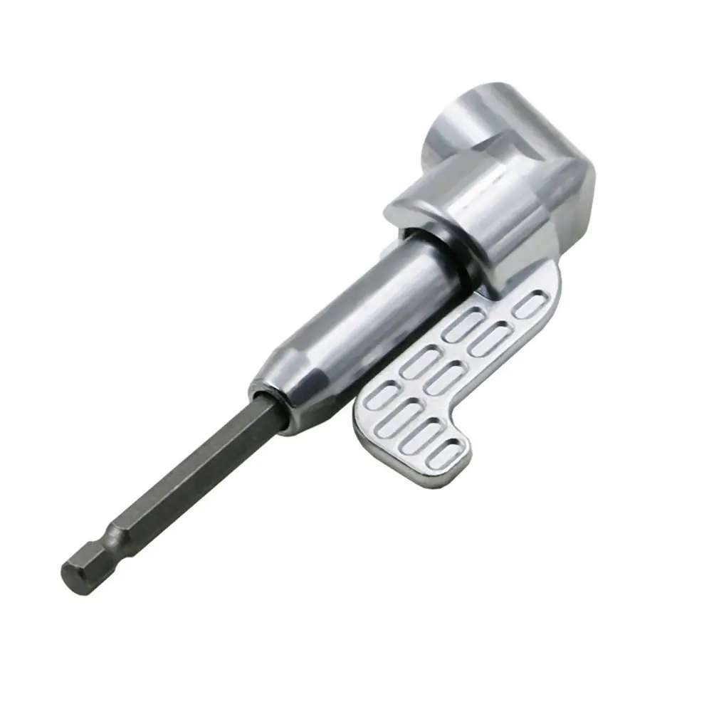 

105 Degree Right Angle Drill Extension Shank Quick Change Driver Drilling Screwdriver Magnetic 1/4 Hex Socket Close Corner Tool