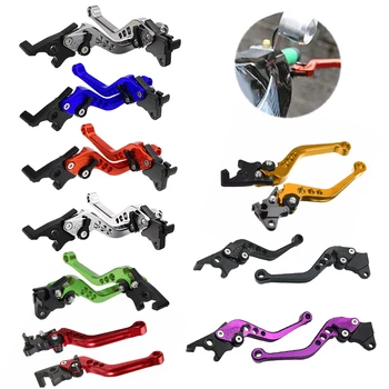 

New Arrival GY6 Motorcycle CNC Aluminum Adjustable Brake Levers High Quality Handlebar Clutch For Honda GROM MSX125 2013-2015