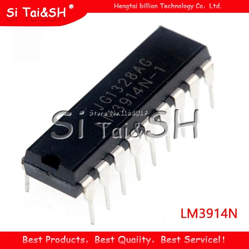 10PCS LM3914N 1 DIP 18 LM3914N LM3914 LED bar graph display driver