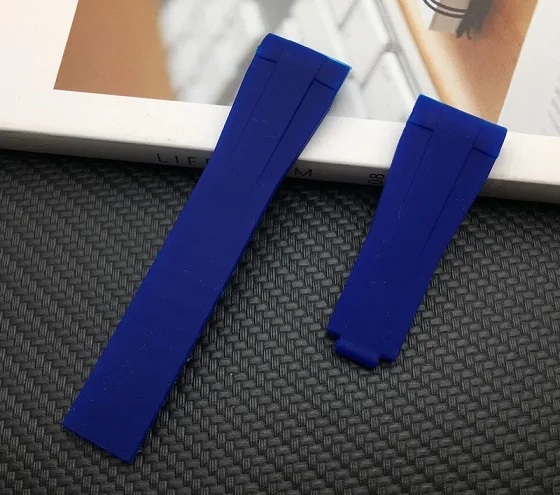 20mm blue strap 20 мм резиновый силиконовый ремешок для часов комбинированный ремешок с пряжкой для часов для ролевых ремней для Daytona Submariner DEEPSEA GMT OYSTERFLEX belt - Цвет ремешка: 20mm blue strap