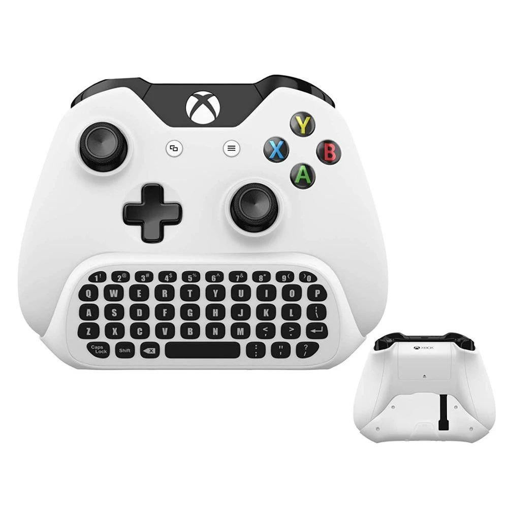 Wireless Keyboard Chatpad For Microsoft Xbox One Quicktype Keyboard White With Usb Receiver For Xbox One Game Controller Gamepad Replacement Parts Accessories Aliexpress