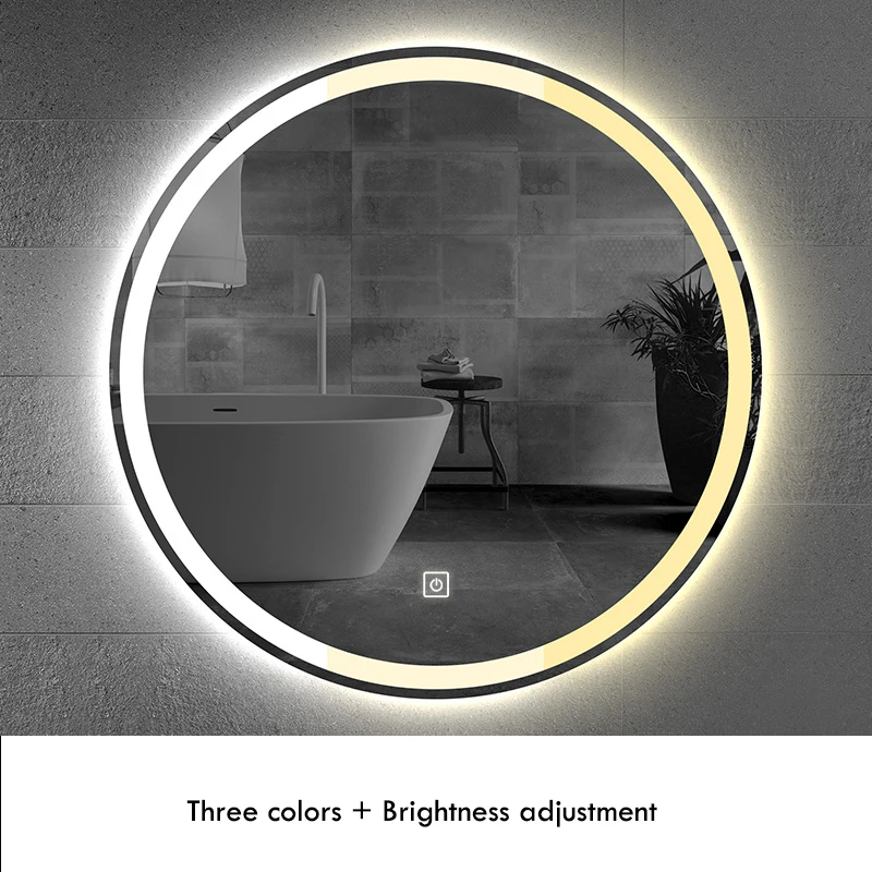 Specchio Da Bagno Con Luce E Bluetooth - 60 Cm Rotondo - Antiappannamento E Touch Control - Foto 13