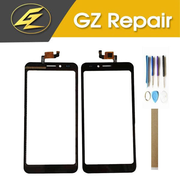 

5.0 Inch For INOI 3 Lite / INOI 3 Touch Screen Glass Digitizer Panel Front Black Color With Tools Tape