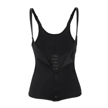 

Adjustable Strap Waist Trainer Vest Corset Women Zipper Hook Body Shaper Waist Cincher Tummy Control Slimming Shapewear