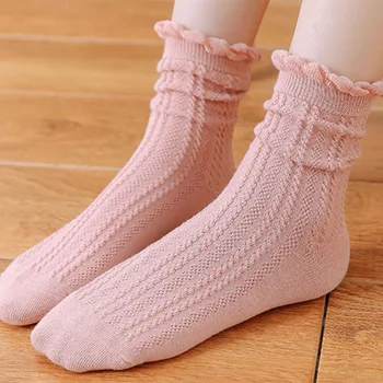 

2020 new autumn ladies cotton socks candy solid color socks