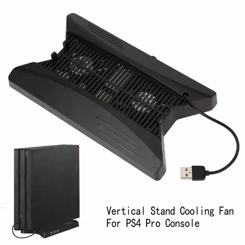 New Cooling Stand Skillful Manufacture Vertical Stand Cooling Fan Dock with 3 USB HUB for Sony Playstation PS4 Pro Game Console