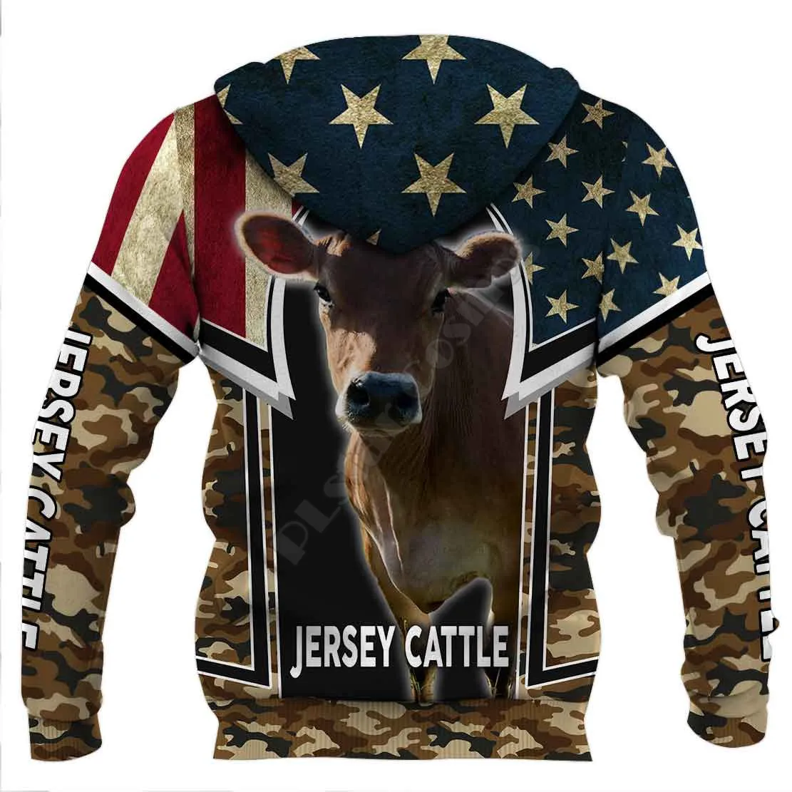 Holstein Friesian Cattle 3D Hoodies Printed Pullover Men For Women Funny Animal Sweatshirts Fashion Cosplay Apparel Sweater