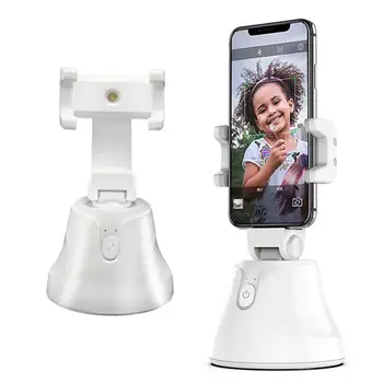 

360 Auto Tracking Phone Holder Smartphone Selfie Shooting Gimbal Selfie Stick for Camera Phone Live Face Tracking Holder