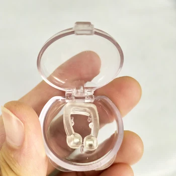 

OPHAX Anti snoring Device Silicone Nose Clip Magnetic Snore Stopper Nose Breath Snoring Solution Aid AntiSnoring For Sleep aid