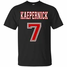 Colin Kaepernick 7 RED Men's Black, Navy T-Shirt We Stand Short Sleeve S-3XL(China)