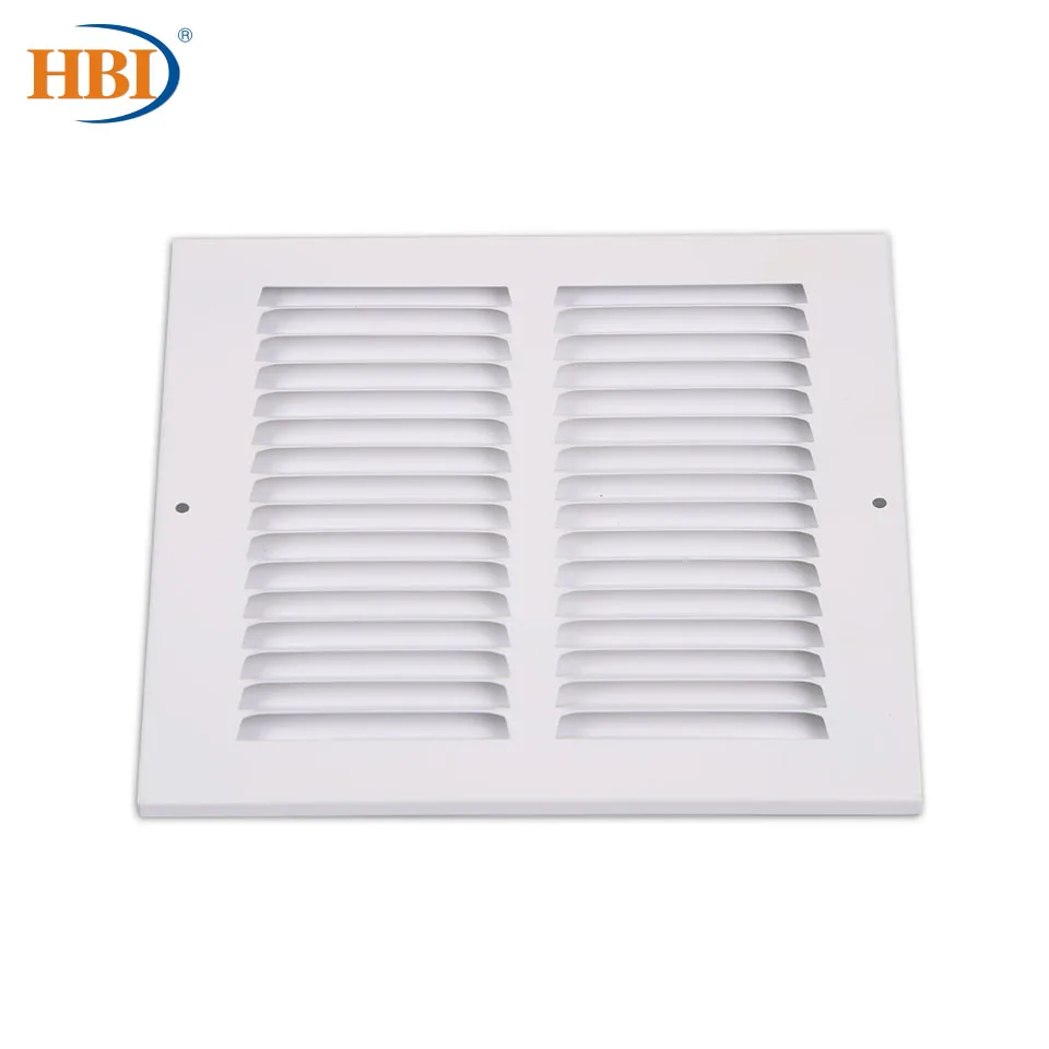 

HBI W8"xH8" Steel White Finished Return Air Grilles Ceiling Air Vent Ceiling Duct Cover Air Register Ventilation Grilles