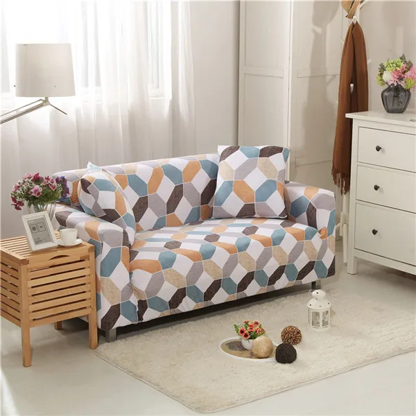 Эластичный универсальный чехол для дивана с цветочным принтом, угловой чехол для дивана, чехлы для мебели, кресла, домашний декор - Цвет: Color 2