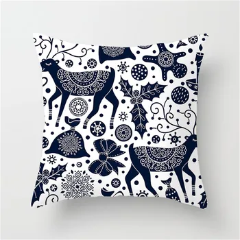

Nanacoba Floral Abstract Pillow Cover Animal Geometric Printed Cushion Covers Home Sofa Chair Decorative Pillowcases Short Plush