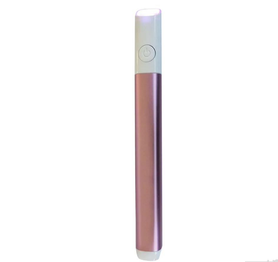 Home Portable Red and Blue Light Acne Removal Pen Facial Acne Removal Instrument Repair Beauty Bar Amazon Hot Selling Repair Ins - Цвет: GOLD