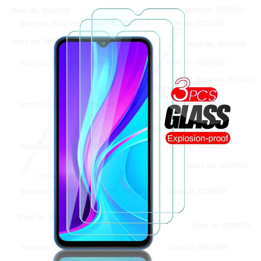 Защитное стекло для Redmi Note 9S 9T 9 10 Pro 10S Redmy Redme 9C NFC 9A C NFS 3 шт. | Мобильные телефоны и