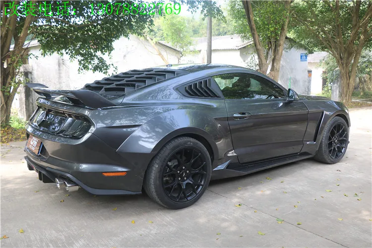 Подходит для ford mustang MP углеродного волокна спойлер крыло хвосты