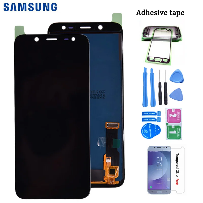 Для samsung Galaxy J6 2018 J600 J600F J600Y ЖК-экран и сенсорная стеклянная панель в сборе TFT версия