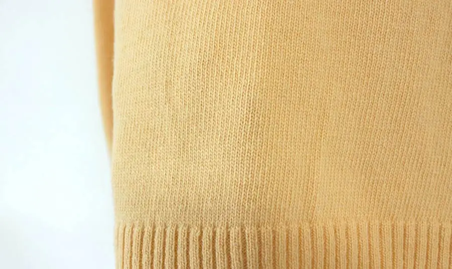 Осенне-зимний свитер женские Топы с длинным рукавом Тонкий милый коричневый вязаный свитер с пуговицами желтый Корейский Японский стиль одежда 9116