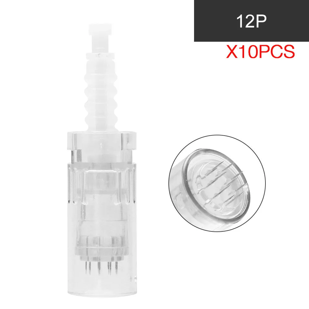 Bayonet Dr. pen Derma ручка иглы картридж иглы наконечники(12pin иглы) для электрической Микро прокатки Дерма штамп терапия красота инструмент - Габаритные размеры: 36 Pins X10pcs
