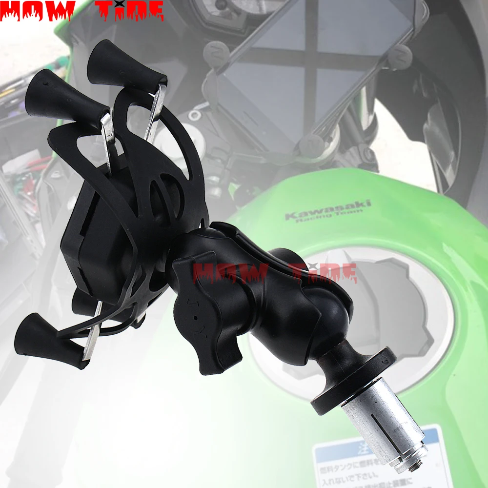 

Phone Holder USB Charger for KAWASAKI Z900 Z650 Z1000 Z800 Z750 Z300 Z250 Z125 W800 SE Motorcycle GPS Navigation Bracket