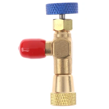 

Refrigeration Charging Adapter R22 For 1/4" male - 1/4" female Safety Adaptor air conditioning charging valve