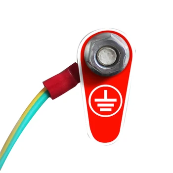 

1000pcs Grounding aluminum plate nameplate metal identification aluminum ground wire identification plate aperture 4 5 6 8 10 12