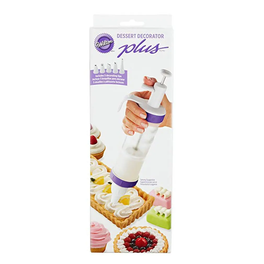 Декоратор для десерта торта Кондитерские инструменты для Украшения Торта Глазурь инструмент инструменты для самостоятельного приготовления тортов слоеный экструдер ручной бисквит печенье Украшение рта